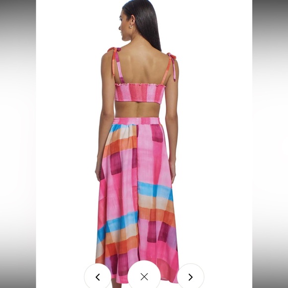 Peixoto Esti Crop Paula Skirt Set Summer Sailing Size XS - Picture 2 of 10